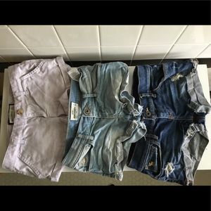 Abercrombie kids size 12 short shorts. 3 !